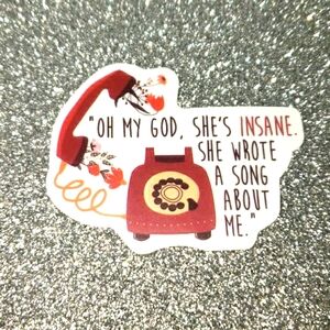 10/$10 Taylor Swift Waterproof Sticker phone